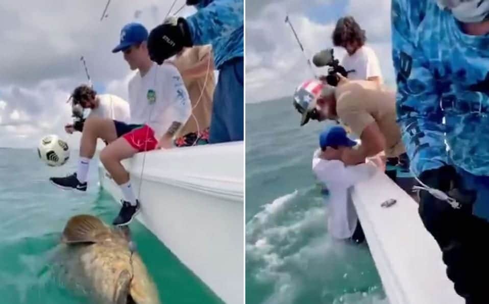 VIDEO: Christian Pulisic juega con el balón junto a un pez en peligro de extinción