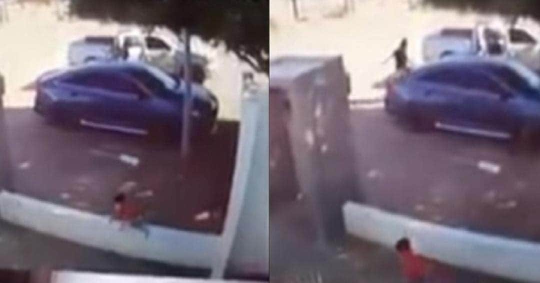 Video: Niño se salva de un ataque de sicarios en Sonora