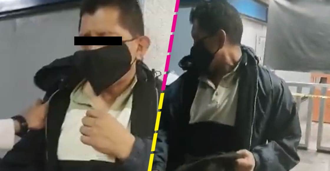 VIDEO: Mujer exhibe a sujeto que la agredió sexualmente en Metro de CDMX