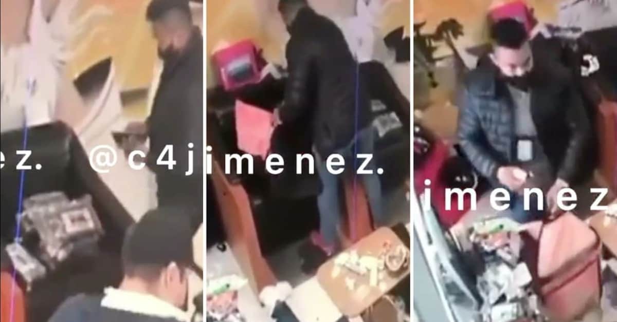 VIDEO: Captan a agentes de la FGR robando cargamento de cocaína en la CDMX