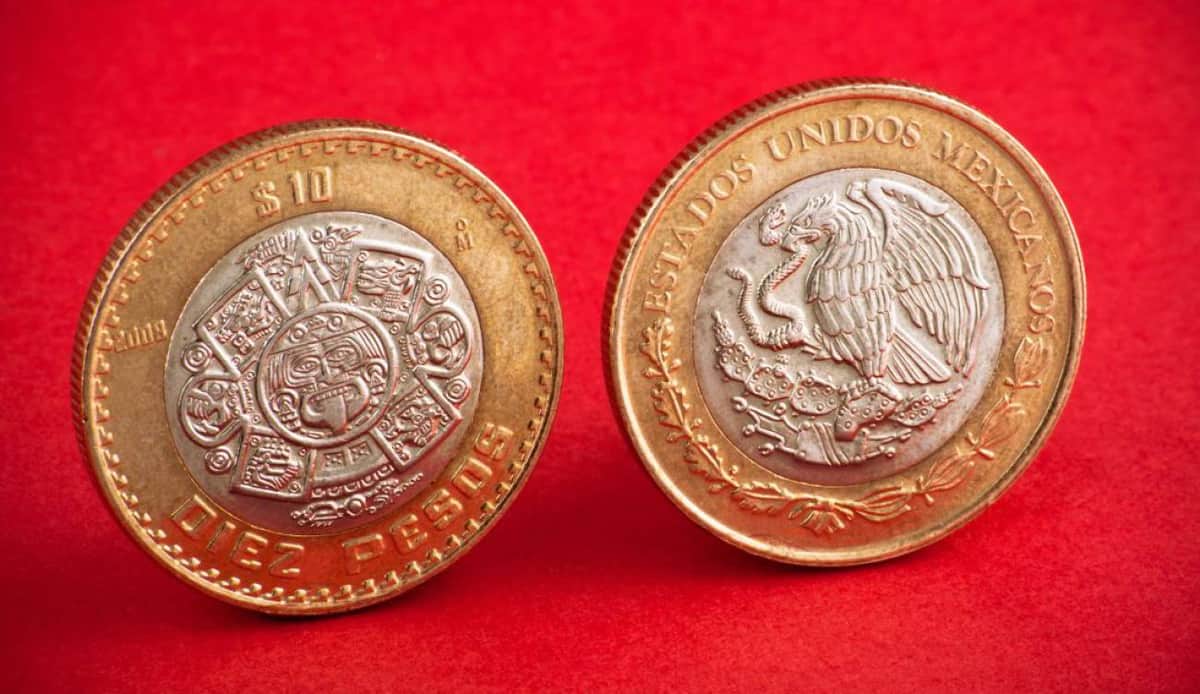 Conoce las monedas de 10 pesos que se venden hasta en 45 mil pesos