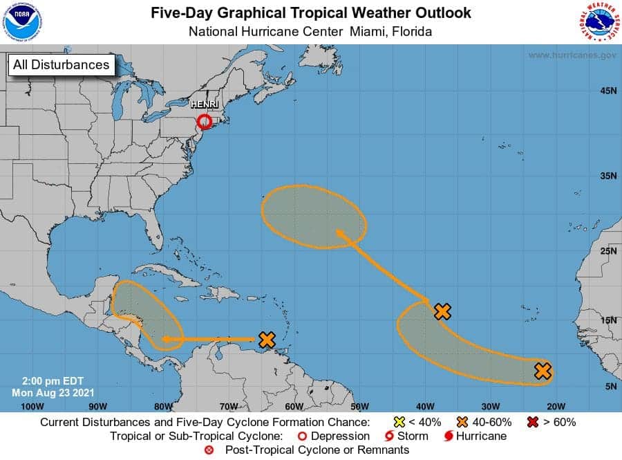 "Metástasis" de tormentas en el Atlántico, 1 de 3 nuevas se perfila para Q. Roo