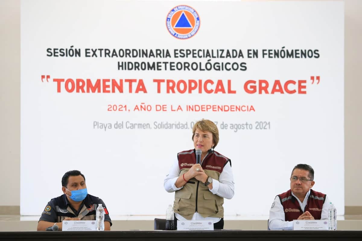 Gobierno de Solidaridad activa preparativos ante la Tormenta Tropical “Grace”