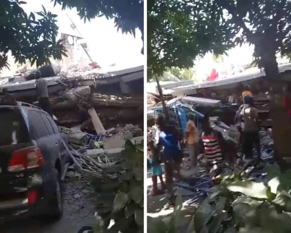 Terremoto de magnitud 7.2 sacude a Haití y deja varios muertos y heridos