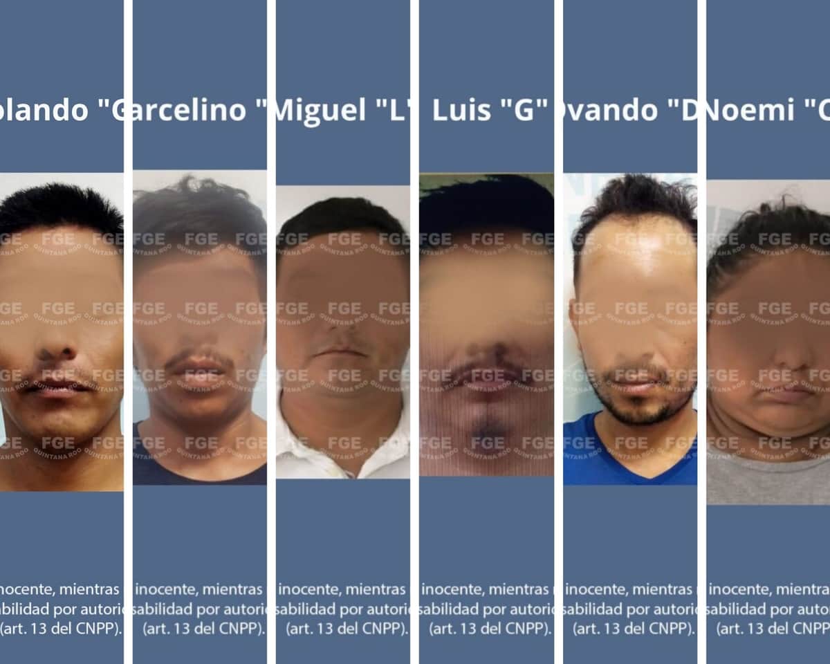 Playa del Carmen: Vinculan a proceso a 5 hombres y una mujer por extorsión