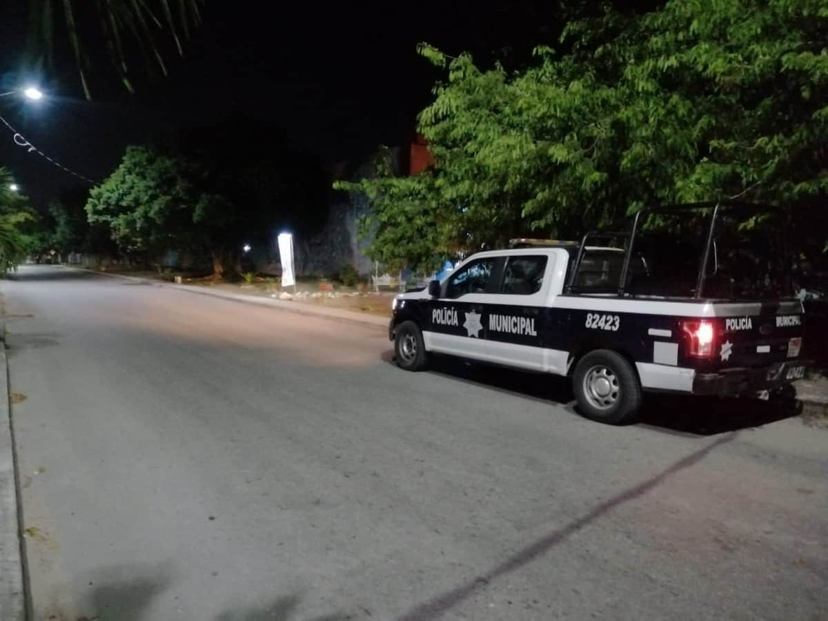 Fallecen dos hombres baleados en la noche de ayer en Playa del Carmen