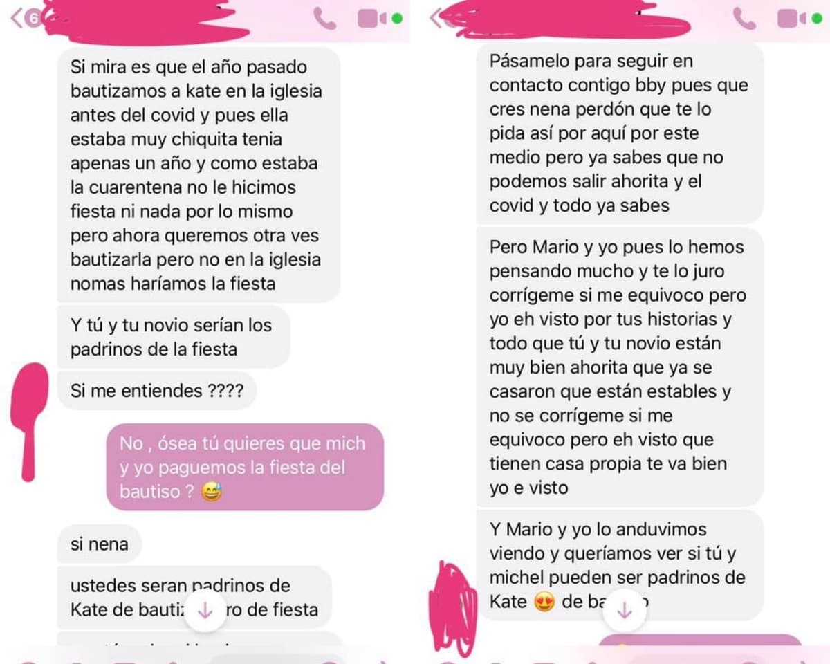 Mujer busca a una amiga que le pague el bautizo de su hija, la llaman #LadyBautizo