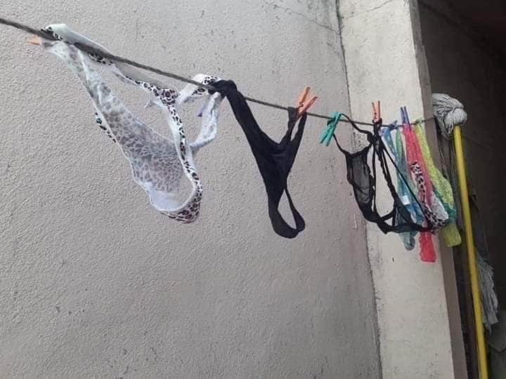 Mujer denuncia al 911 que su vecina tiende sus tangas para tentar a su marido