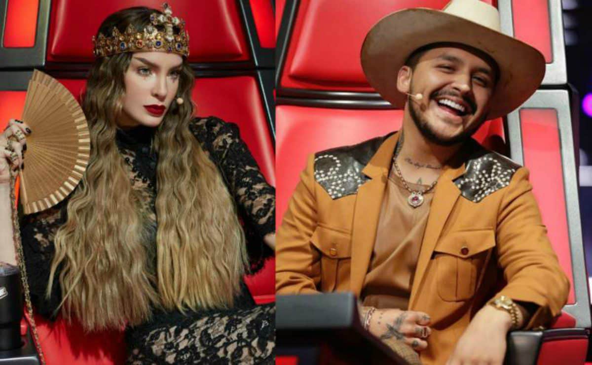 Belinda sorprende a Christian Nodal con excéntrico regalo enmarcado en oro