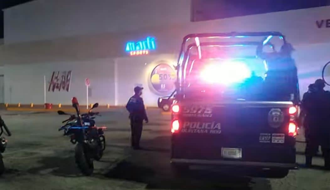 Asaltan a mujer dentro de Plaza Las Américas de Cancún, balearon a uno de los ladrones