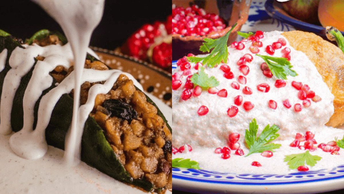 Este es el origen y receta real de los Chiles en Nogada totalmente tricolor