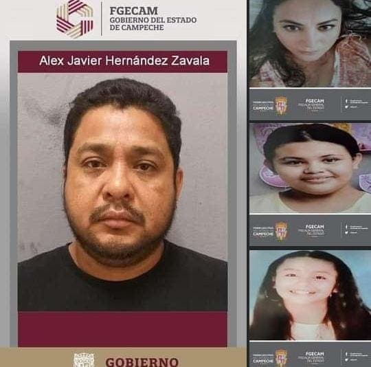 Cae 'El Chacal', asesinó a una madre y a sus dos hijas, eran unas niñas