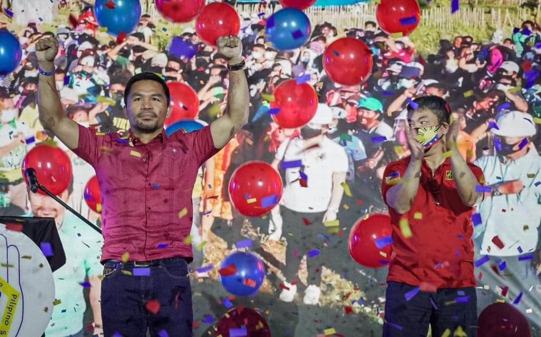 Anuncia Manny Pacquaio que va por la Presidencia de Filipinas