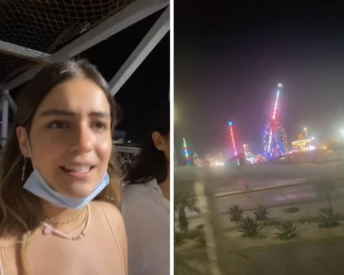 VIDEO: Joven se graba cruzando por primera vez un puente peatonal y se viraliza