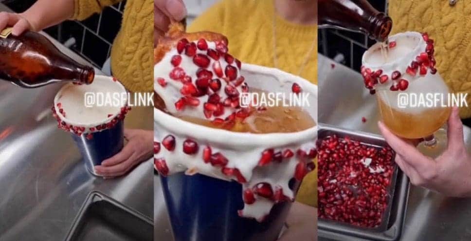 VIDEO: ¡México mágico! Ahora inventan michelada con chile en nogada