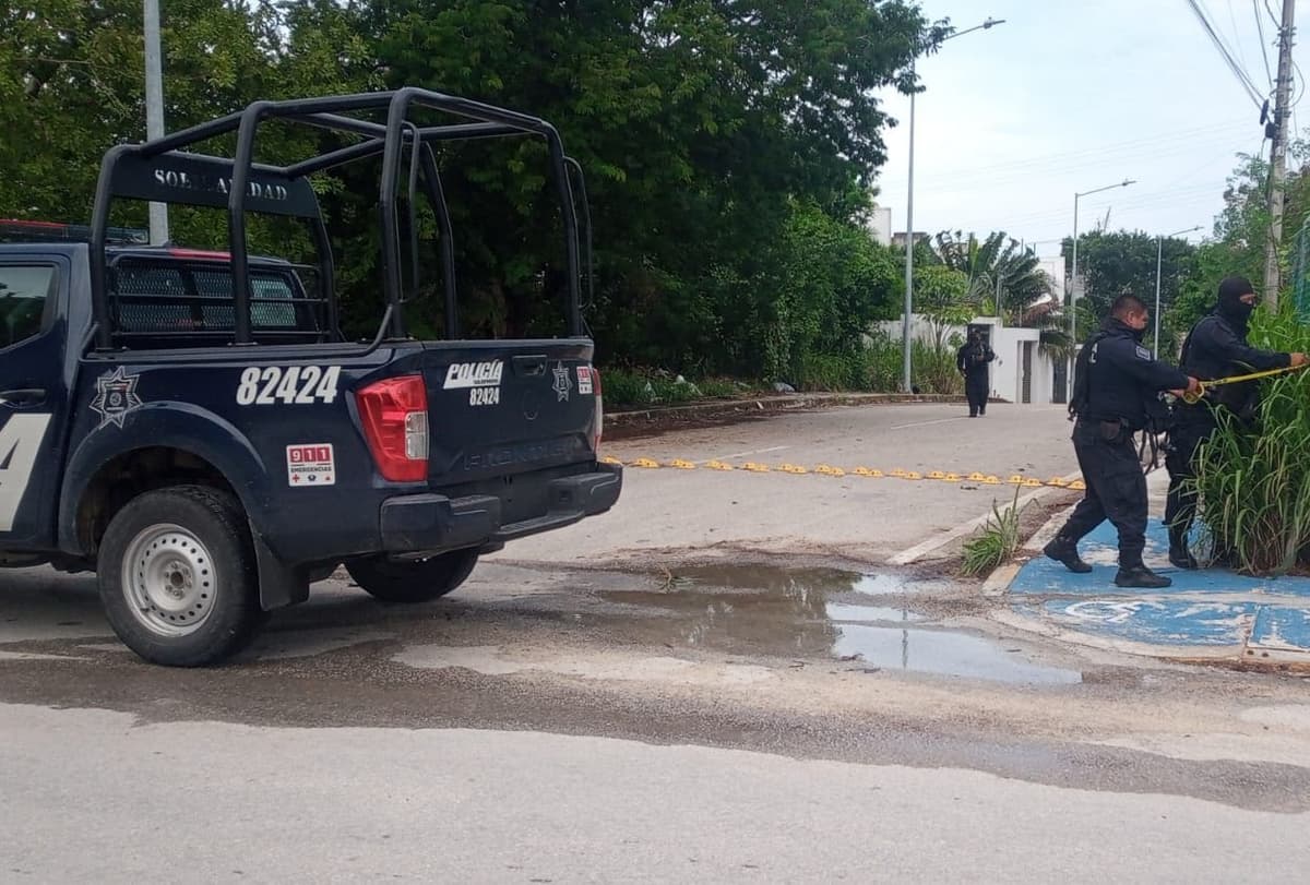 Hallan cuerpo descuartizado en la colonia El Pedregal en Playa del Carmen