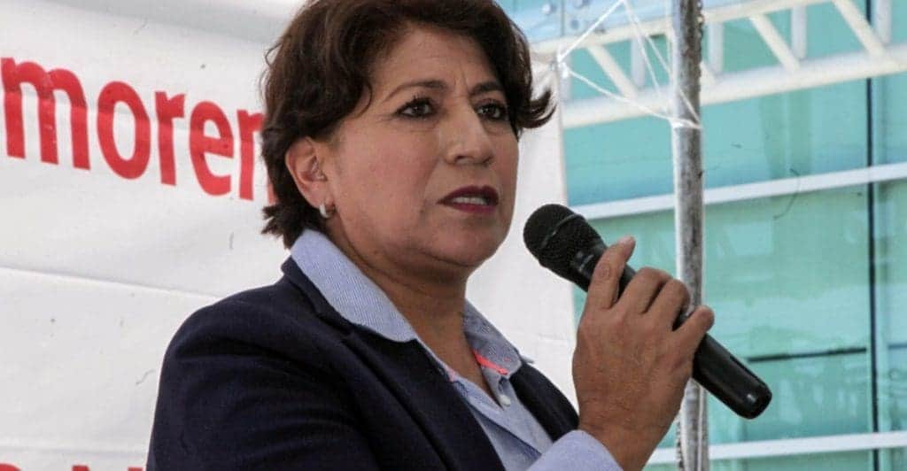 Políticos de oposición piden renuncia de Delfina Gómez tras multa del INE