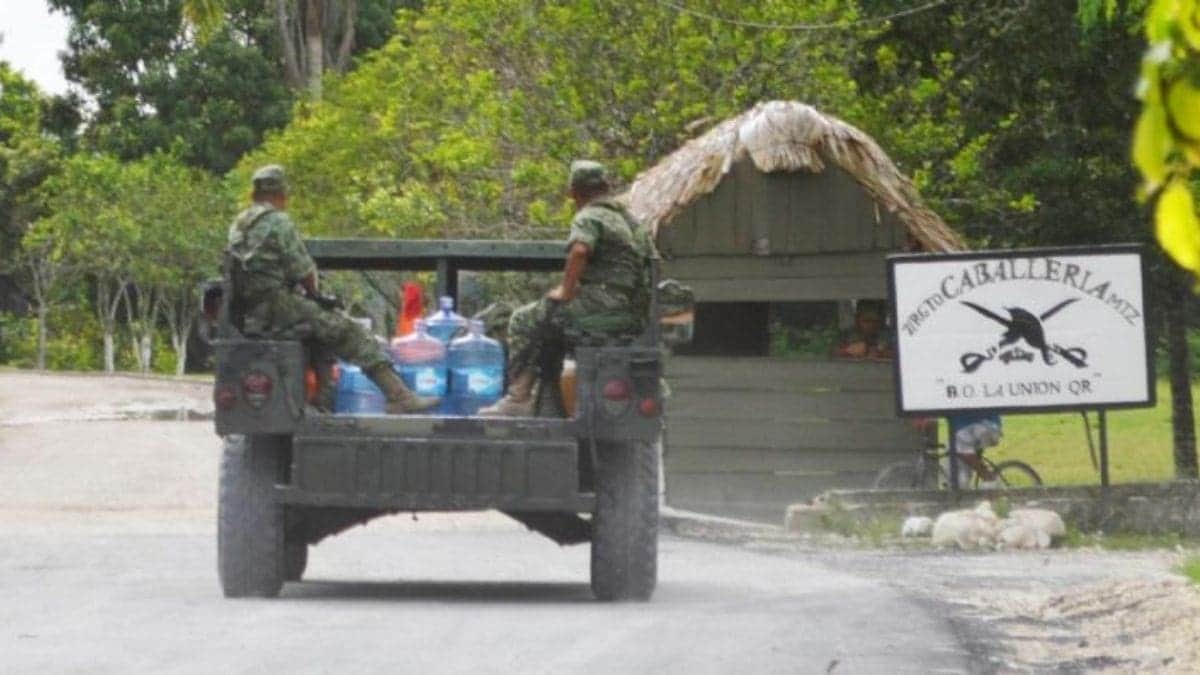 Mantienen operativo en la frontera con Belice por enfrentamiento entre militares y hombres armados
