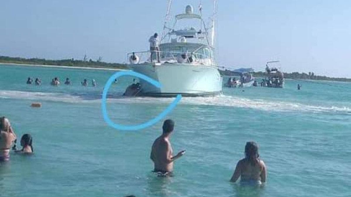 Buscan a yate de lujo que varó en 'El Cielo', Cozumel