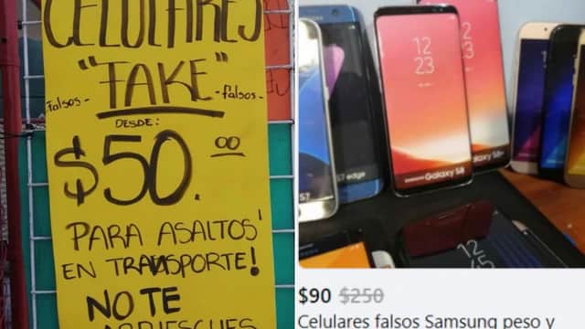 Venden celulares falsos para los asaltos en la CDMX y Edomex