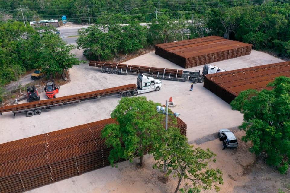 Llegan 2 mil 626 toneladas de rieles para Tramo 5 sur del Tren Maya en Quintana Roo