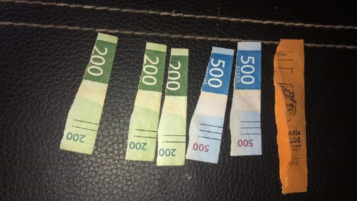 Le gana la emoción: trabajador municipal abre sobre con quincena y rompe su dinero