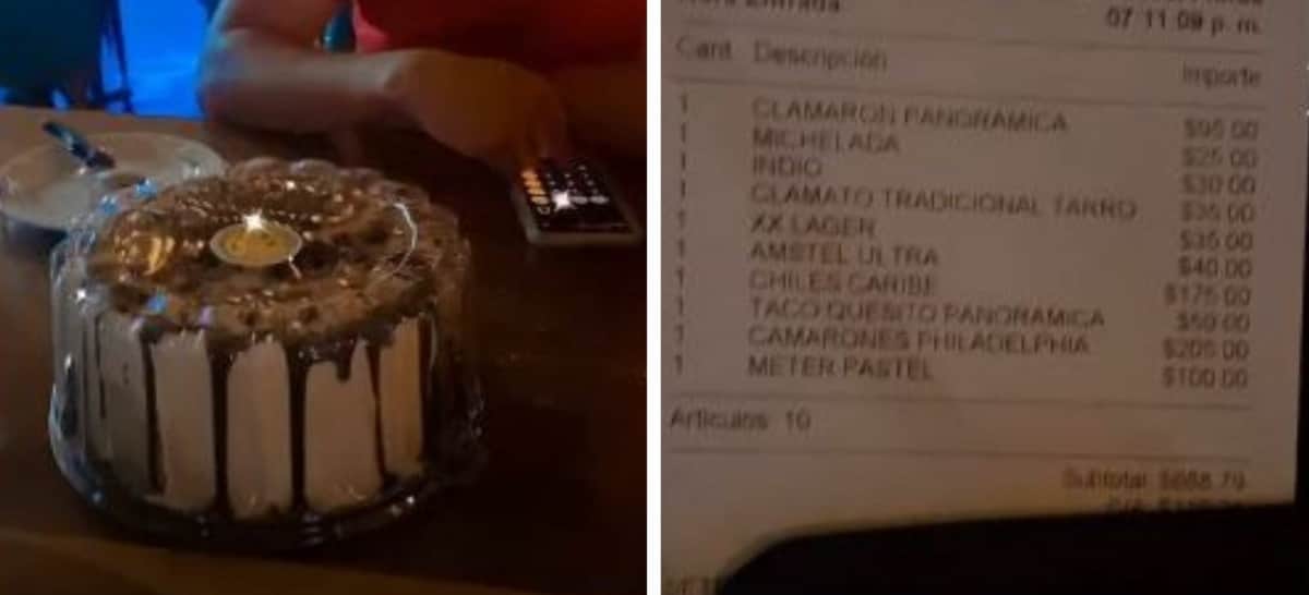 Ofrece restaurante 'guardar un pastel en el refri', luego cobró 100 pesos a los clientes