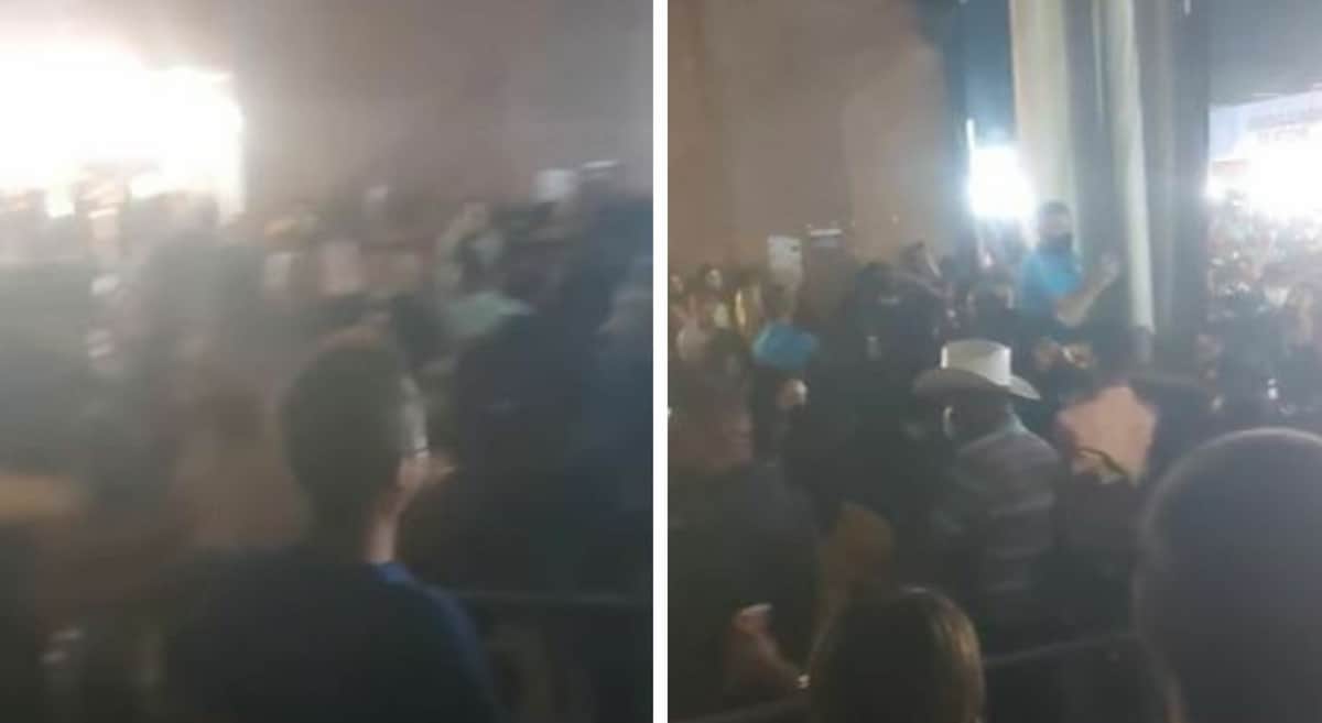 VIDEO: Se arma estampida durante concierto en Nuevo León por una pelea
