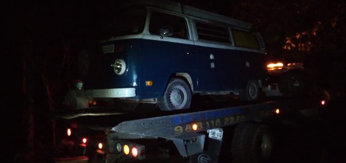 Localizan en Puerto Morelos una combi rentada en Tulum