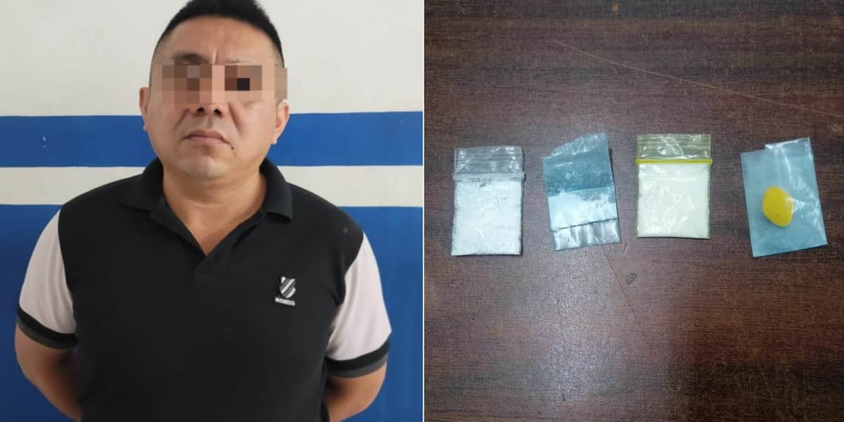 Detienen a presunto narcomenudista en Quinta Avenida de Playa del Carmen