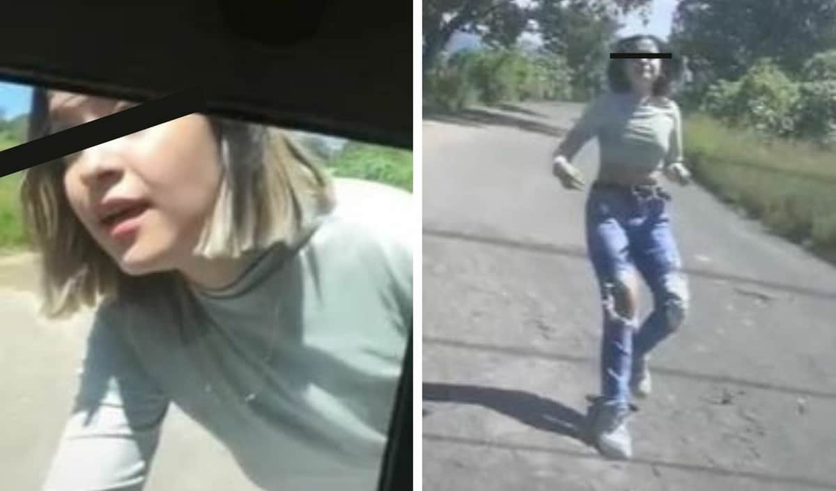 VIDEO: Joven abandona en carretera a su pareja por serle infiel y lo critican en redes