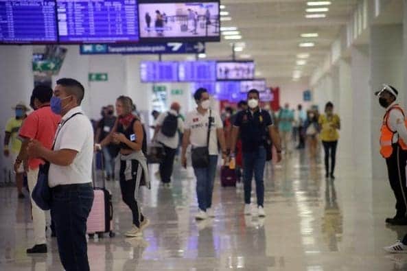Aeropuerto de Cancún, cerca de los 400 vuelos este viernes