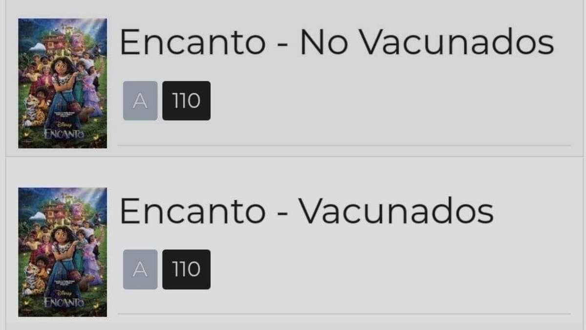 Salas de cine se dividen entre vacunados y no vacunados en Perú y causan polémica