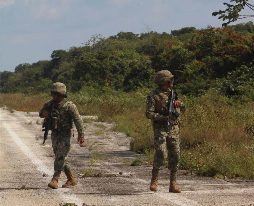 Agente de la Guardia Nacional es herido en enfrentamiento en Othón P. Blanco