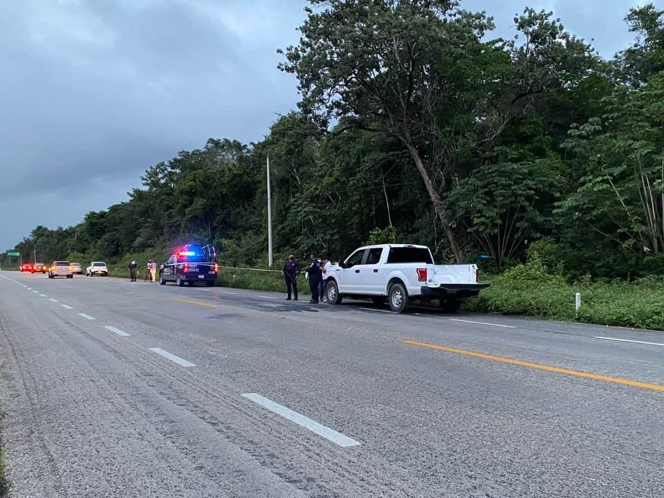 Hallan cuerpo ejecutado junto a carretera en Felipe Carrillo Puerto
