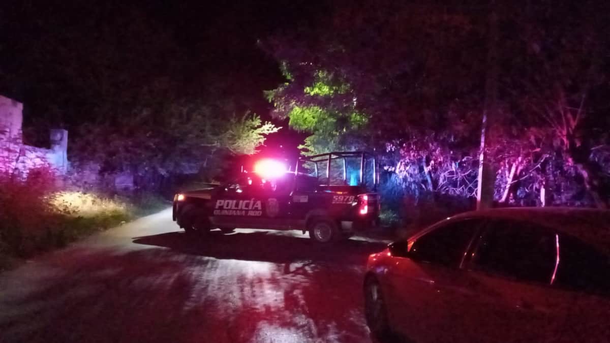 Abandonan cuerpos embolsados de dos personas en fraccionamiento Corales de Cancún