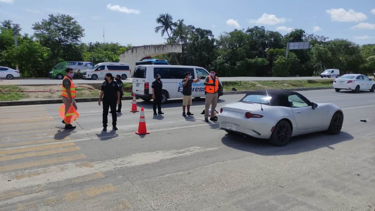 Muere mujer atropellada por un auto en Playa del Carmen; culpable se da a la fuga