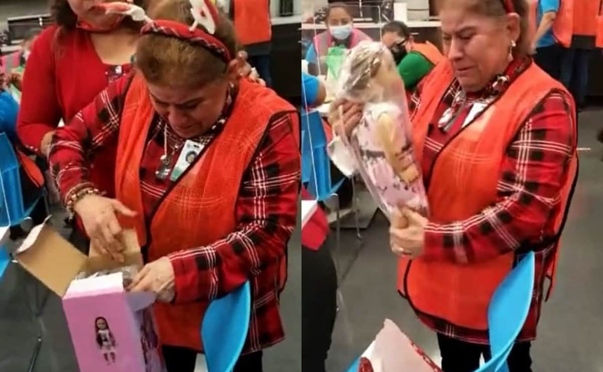 ¡Conmovedor! Rompió en llanto tras recibir como regalo su primera muñeca: “Yo nunca en mi vida tuve una”