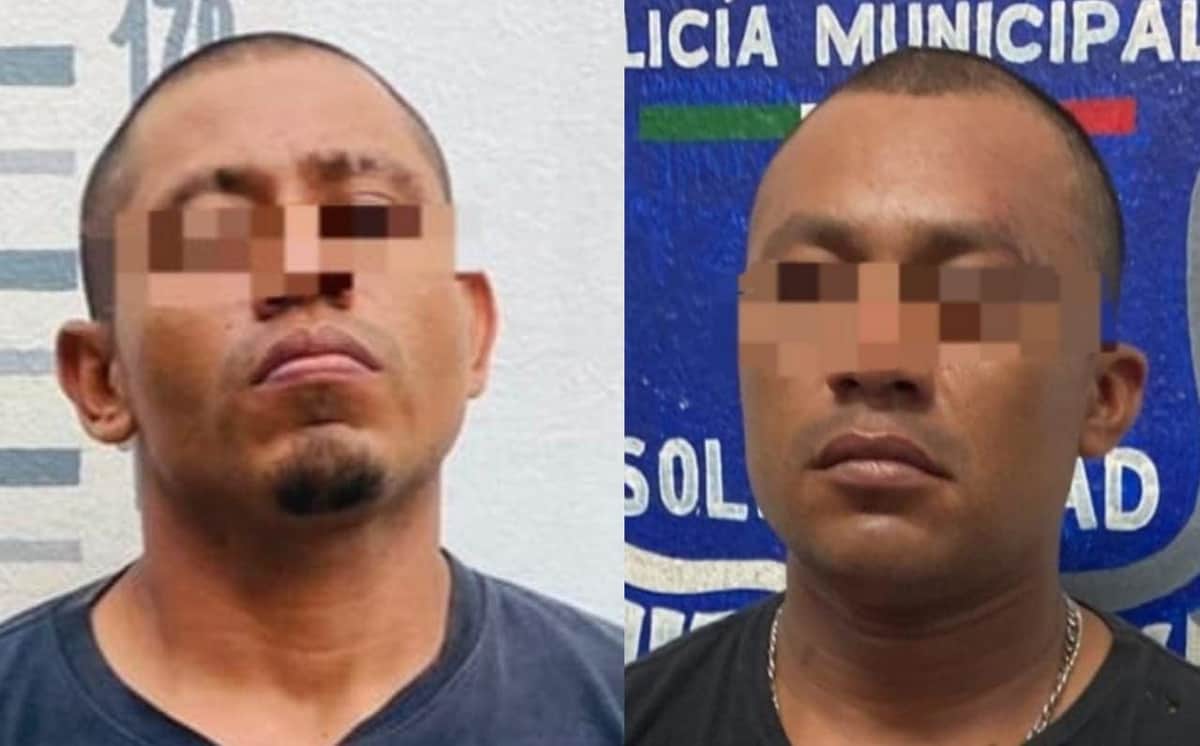 Agarran a dos sujetos con 14 dosis de droga en Playa del Carmen