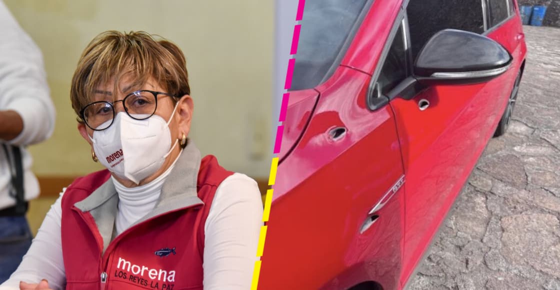 Balean auto de la senadora de MORENA, Martha Guerrero, en el Edomex