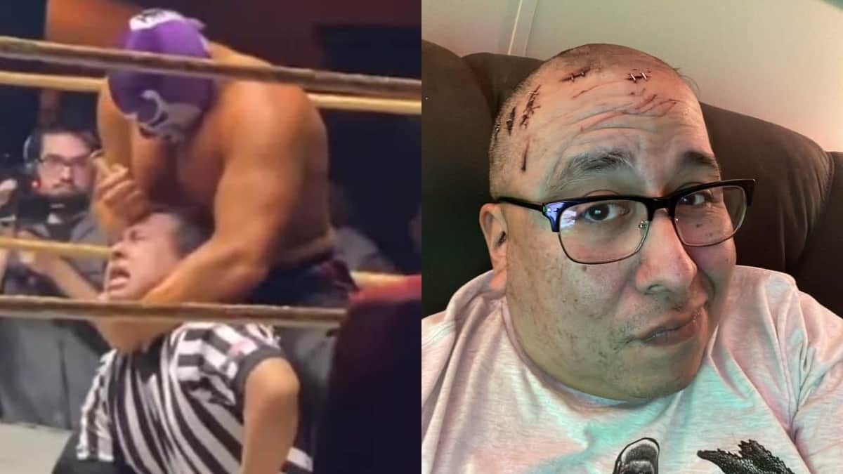 Referí aceptó dinero para dejarse apuñalar en la cabeza por luchador