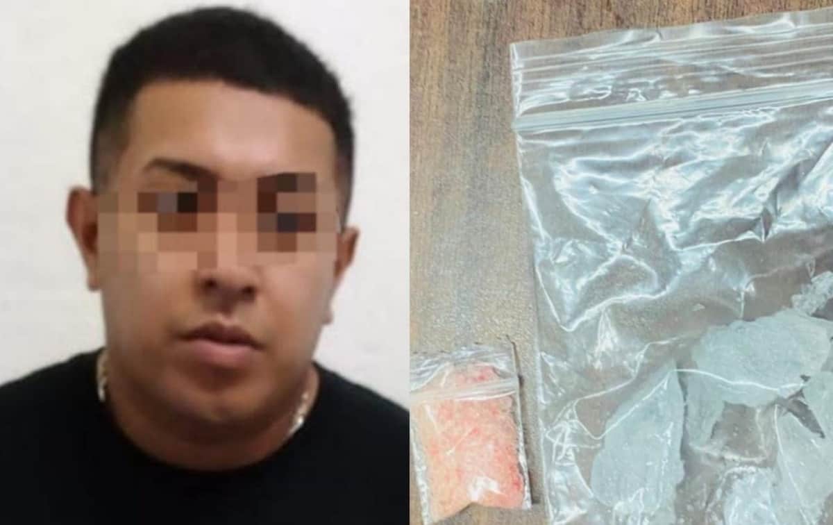 Detienen a sujeto con droga en el filtro de ingreso a Playa del Carmen
