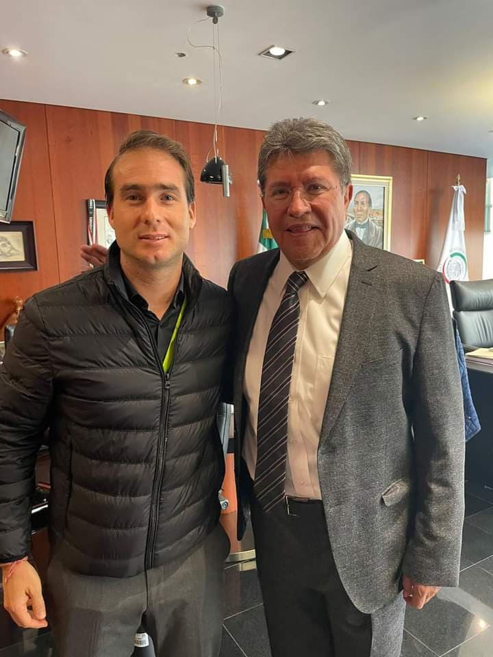 Se reúne Diego Castañón con el Senador Ricardo Monreal en apoyo para Tulum