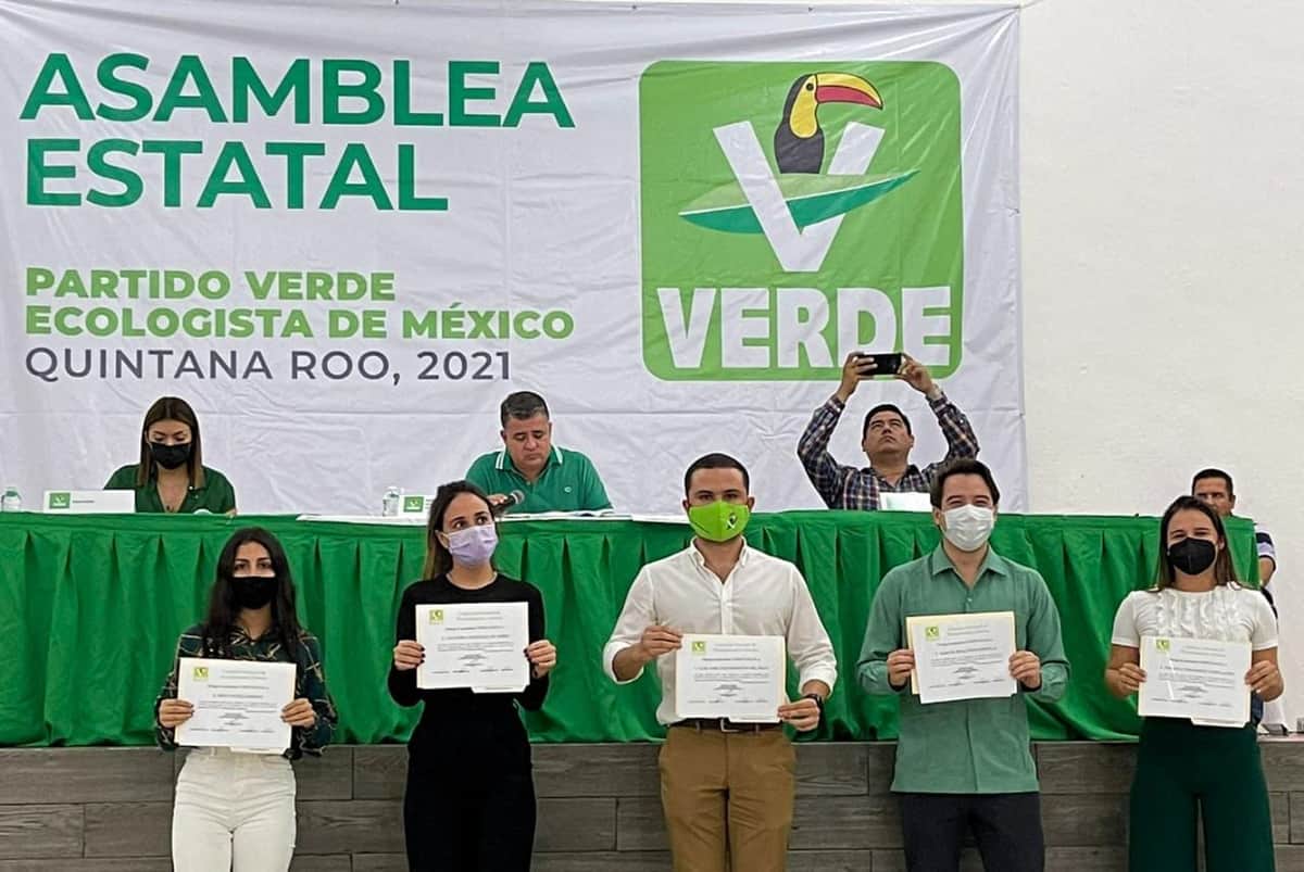 PVEM ratifica a Pablo Bustamante como su líder en Quintana Roo durante asamblea estatal