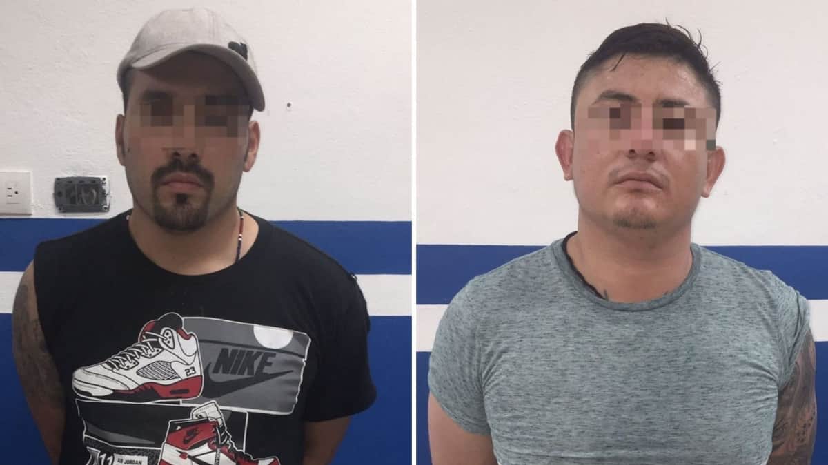 Atrapan a dos con un arma de fuego y en automóvil robado en Playa del Carmen