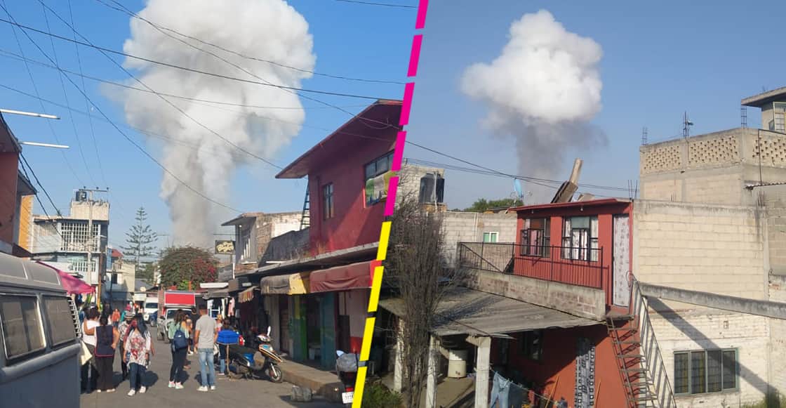 Reportan una nueva explosión por pirotecnia en Tultepec
