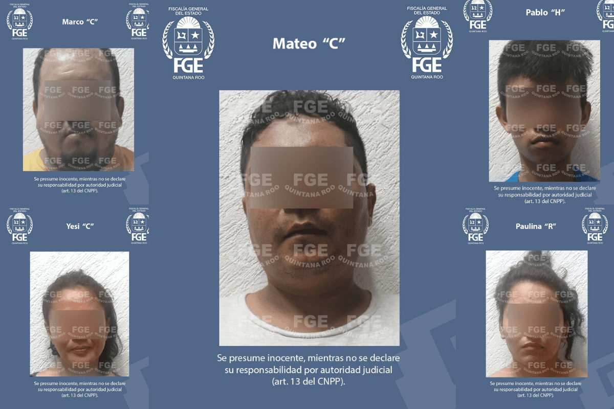 Vinculan a proceso a cinco por secuestro en Playa del Carmen