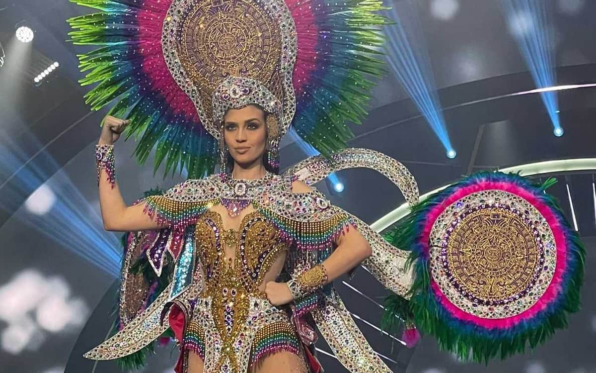 ¡Deslumbrante! Así fue la participación de Débora Hallal en la preliminar del Miss Universo 2021