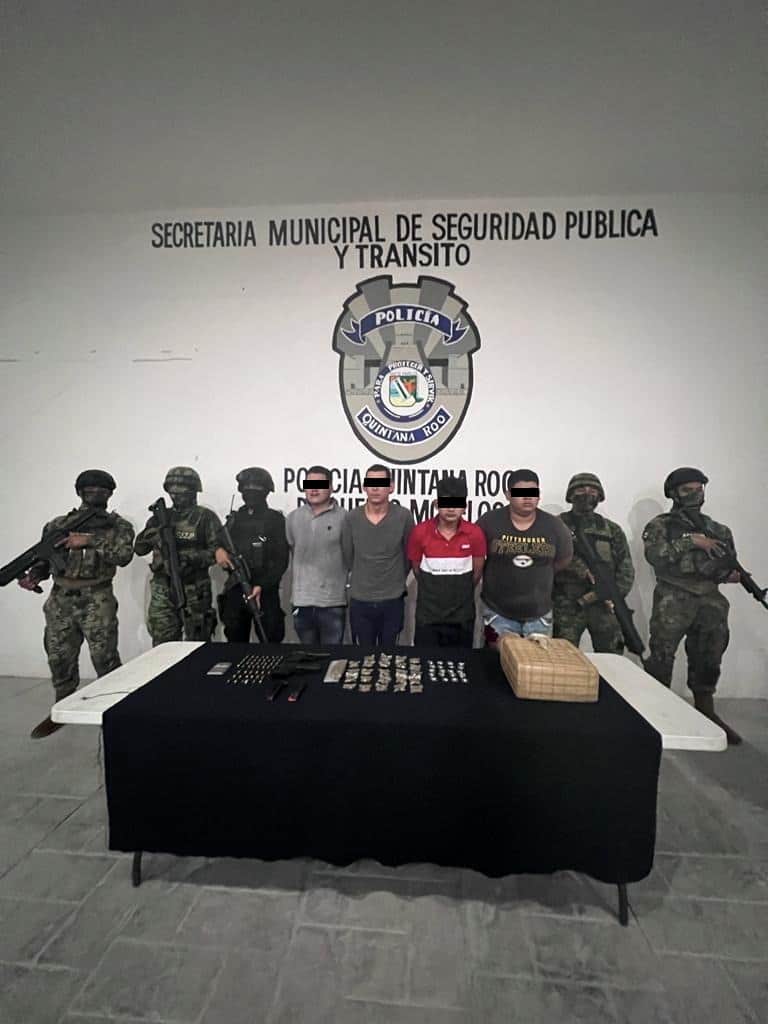 ¡Fuerte enfrentamiento! Detienen a 5 tras intercambio de balazos con uniformados