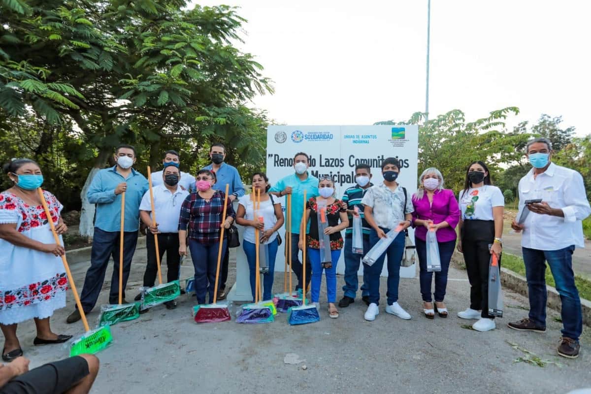 Retoma Gobierno de Solidaridad labores comunales ancestrales con pobladores